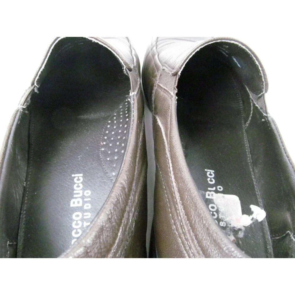 Bacco Bucci Leather Slip On Loafer Shoes Size 9